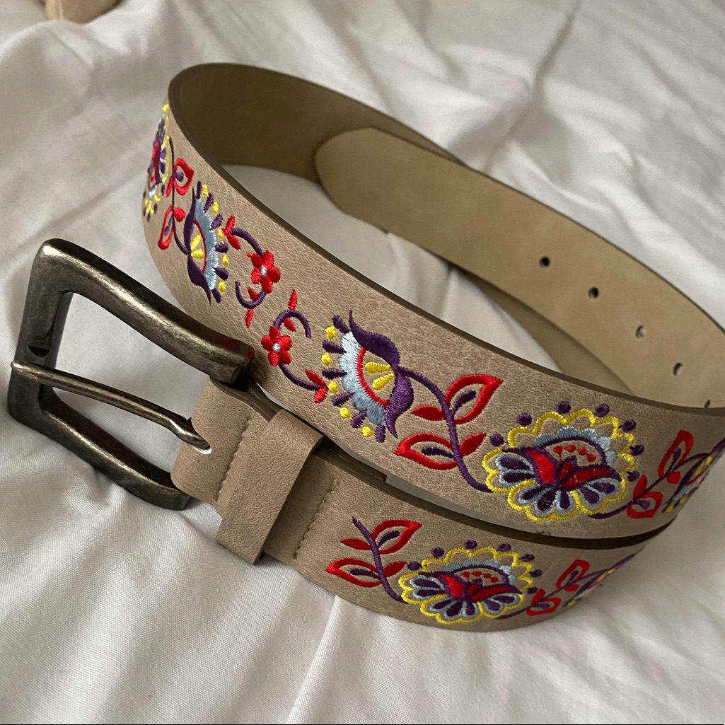 Western Belt  Women Western Belt  Embroidered Belt  Western Women Belt  Belt